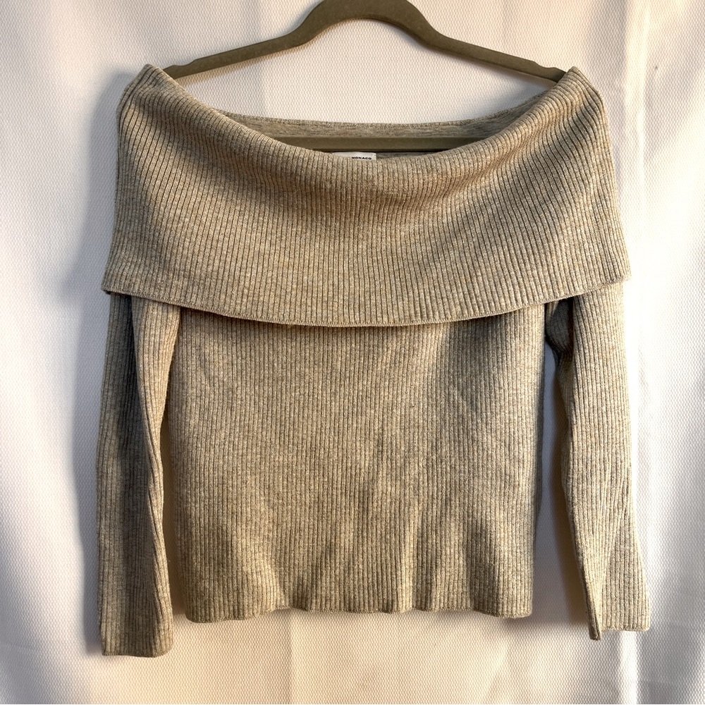 Club Monaco off the shoulder sweater
